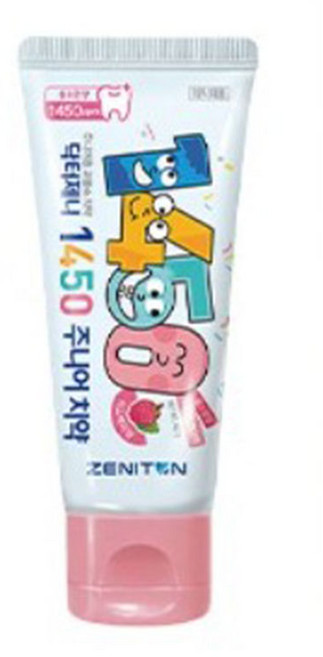 제니튼 닥터제니 꼬꼬마주니어치약 라즈베리향, 60g, 4개