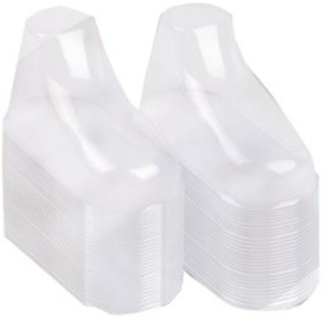 아기 양말 신발 디스플레이 스탠드 PVC 투명 쇼케이스 30개입, 8cm, 30개