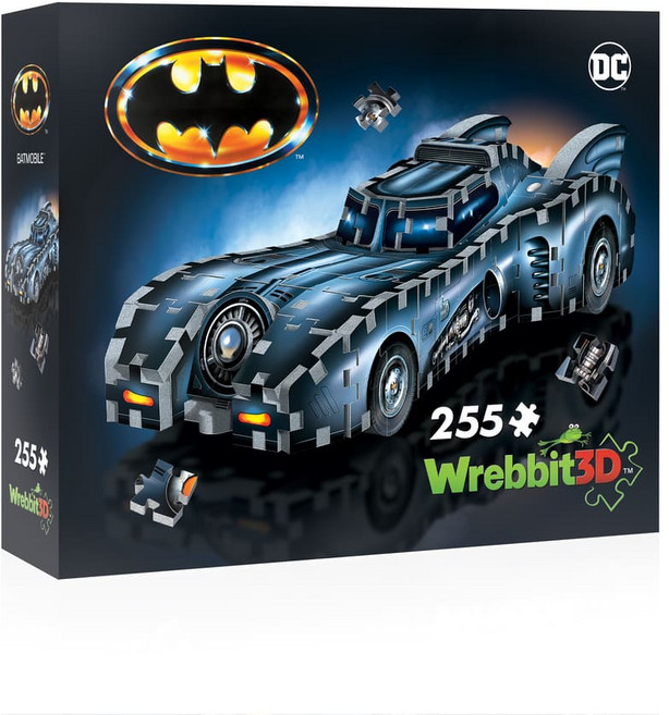 Wrebbit 3D 蝙蝠車 3D立體拼圖, 多色混和, 1個, 255片