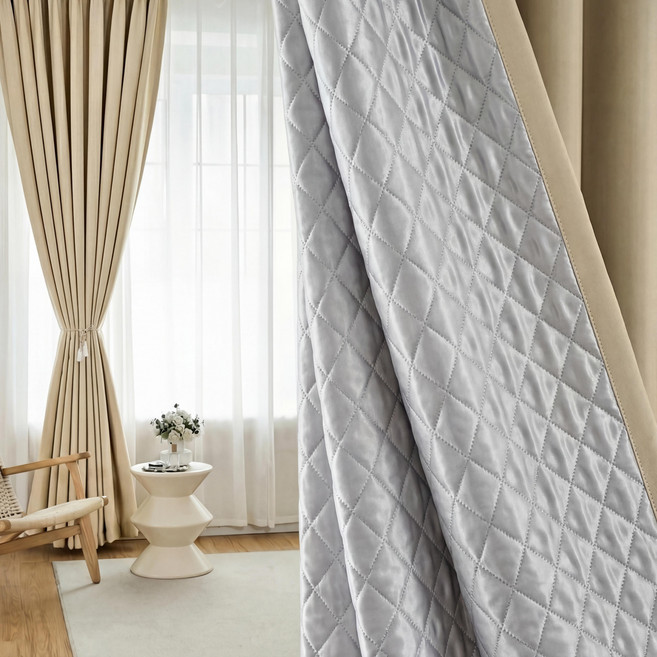 Mosashoe 암막커튼 겨울 단열 방한 방풍 커튼 두꺼운 보온 바람막이 방음 커튼