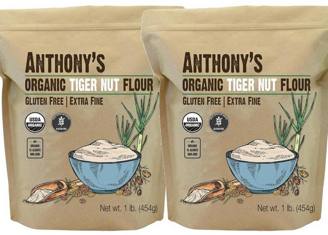 앤서니 타이거넛츠 타이거너츠 타이거너트 타이거넛 가루 분말 454g 2개 (미국배송) Anthony's Organic Tiger Nut Flour