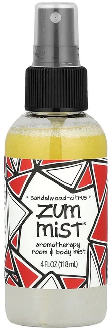 ZUM 줌 미스트 방&몸에 뿌리는 아로마테라피 미스트 샌들우드-시트러스 4 fl oz, FREE, 1개 - 쿠팡