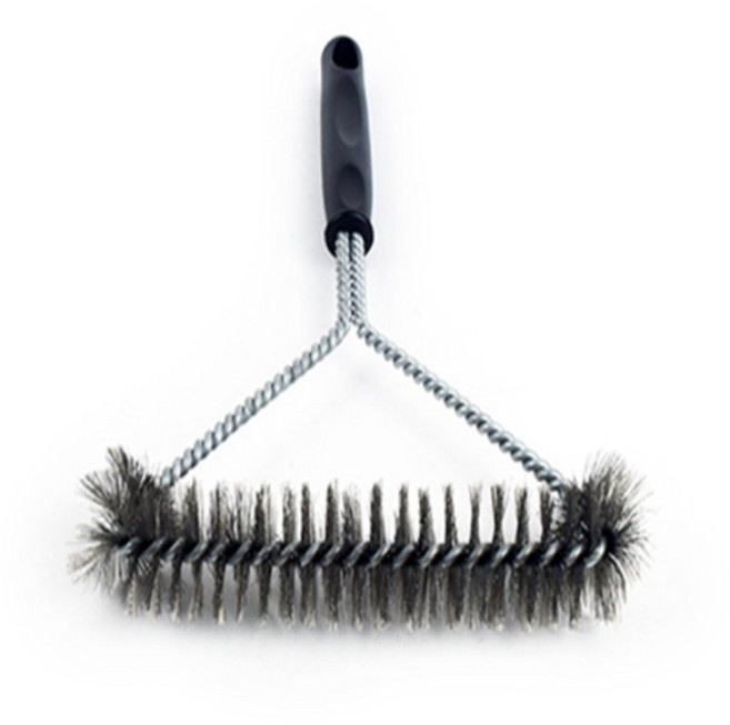 살림리빙 그릴브러쉬 불판청소솔 T브러쉬 스텐솔