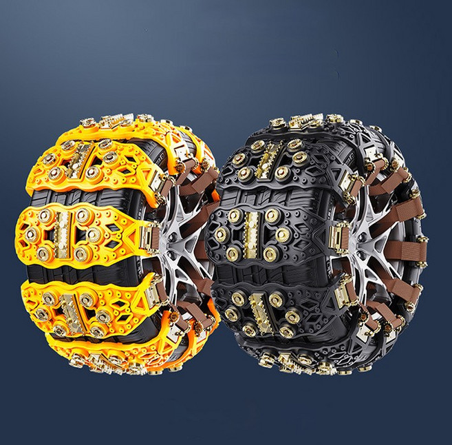 스노우체인 자동차체인 미끄럼 방지 쇄빙선 차량용 범용 타이어 체인, 8개