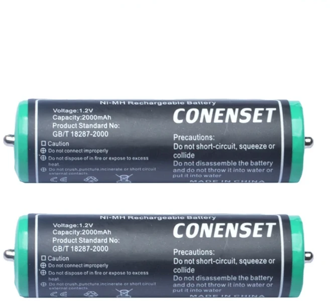 미용바리깡 파나소닉 ER1410 헤어 클리퍼 용 1.2V 2000mAh 교체 배터리, 01 2