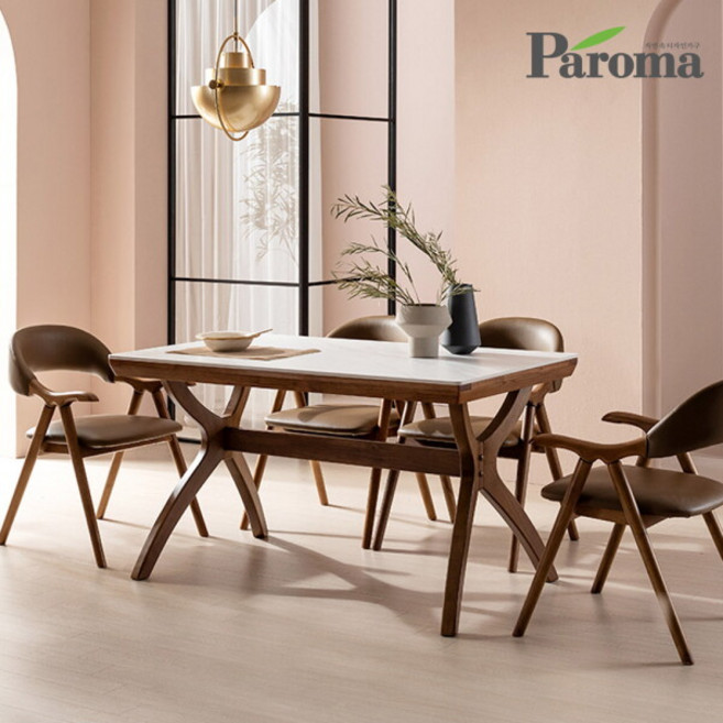 [파로마] ★아이몰단독특가★(착불)베르네 애쉬 원목 포세린 4인용 세라믹식탁세트 의자4, 상세 설명 참조, 상세 설명 참조