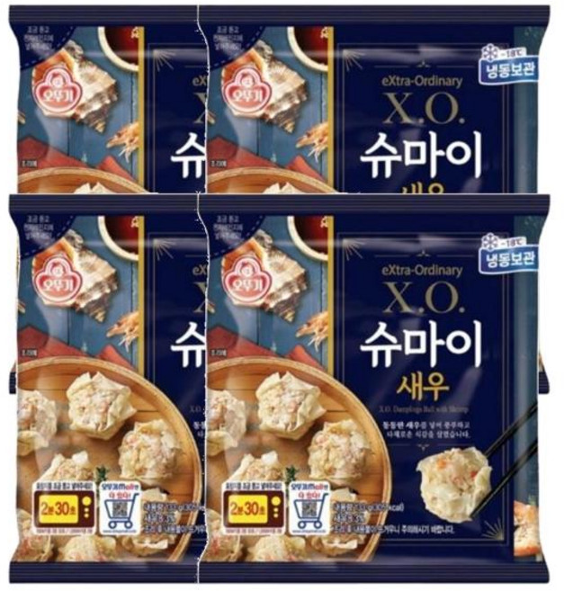 오뚜기 X.O. 슈마이새우, 4개, 133g