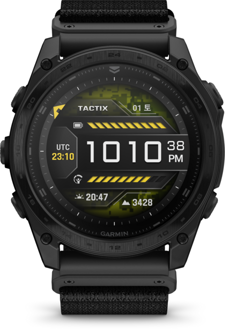 가민 택틱스 8 AMOLED 스마트워치 GPS, GPS + 블루투스, 51mm, Black