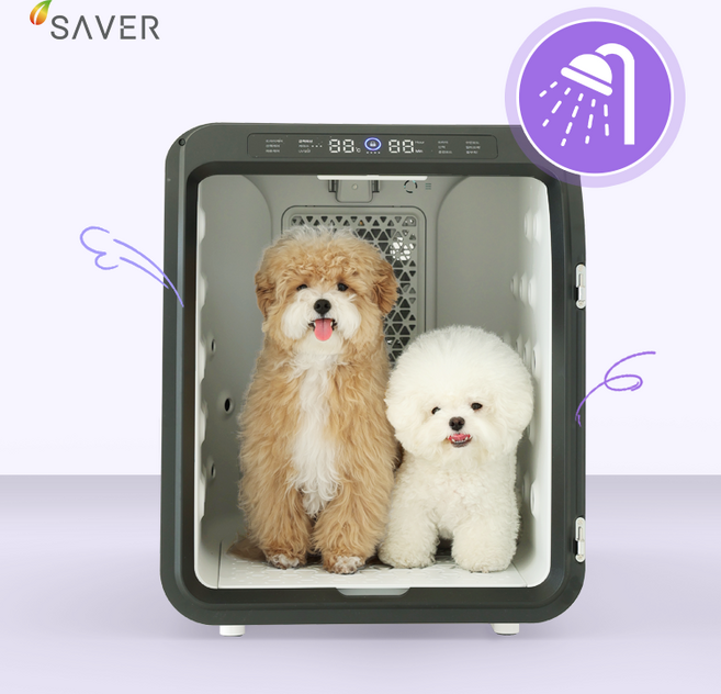 [세이버] 퐁고 펫드라이룸 데일리 샤워 펫 전용 스타일러 애견드라이룸 강아지목욕 펫케어룸, 1개