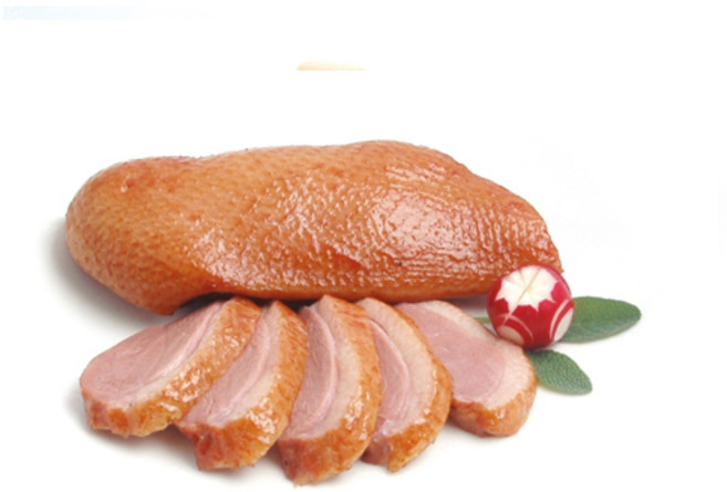 에쓰푸드 오리가슴살 바베큐 1kg 냉동 고단백 샐러드 안주용, 1개