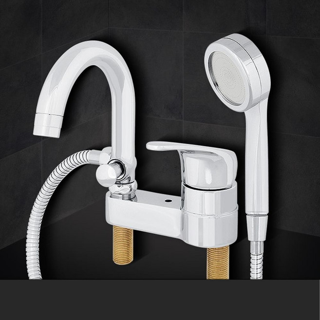 욕실 거위목 U형 세면대 샤워기 수도꼭지 욕실용 수도용품 세면기수전