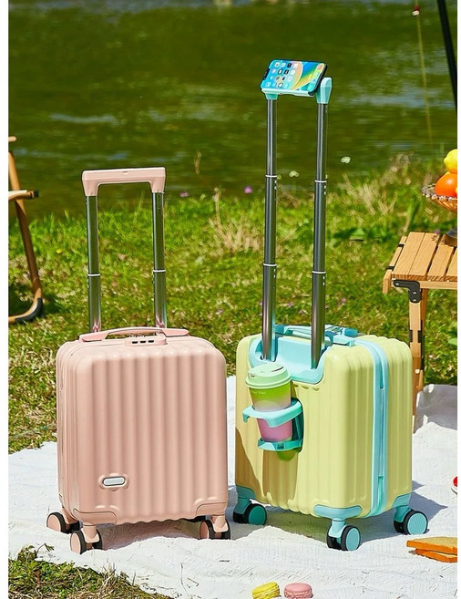 14인치 여행용 캐리어 미니캐리어 기내반입용 바퀴 하드케이스 1인용 가벼운 수학여행 1박2일 14인치 캐리어 미니 캐리어 14인치