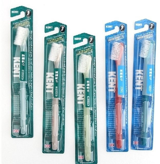스토어-하유 켄트 칫솔 KENT 초극세사 1P 일본정품 칫솔고정, 1개