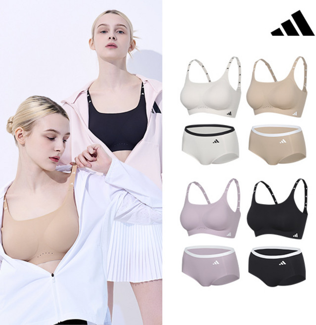 한정특가 [제로퓨즈] 아디다스 액티브핏 퓨징 브라팬티 8종 세트