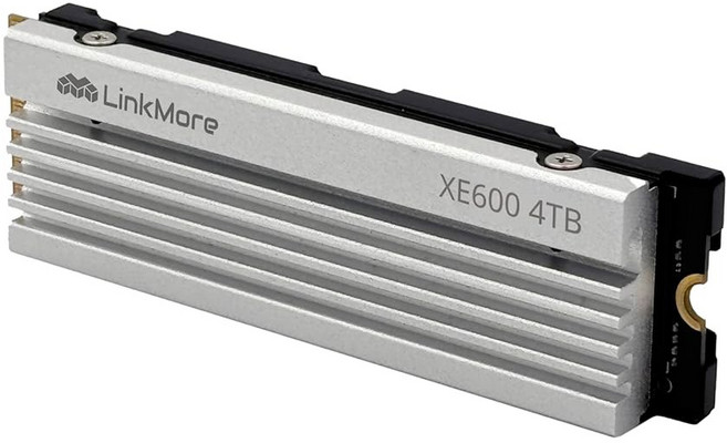 LINKMORE XE600 1TB 2280 SSD PCIE GEN4 NVME 내장 게임용 솔리드 스테이트 드라이브 히트싱크 포함 최대 7200MB 읽기 6500MB 쓰기 PLAYS, 4TB, Gen4 XE6507200MB/s