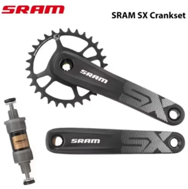 자전거정비SRAM SX Eagle Power 스플라인 크랭크셋 12단 170mm 32T 산악 자전거 Orignial 부품용, 01 170mm 32T