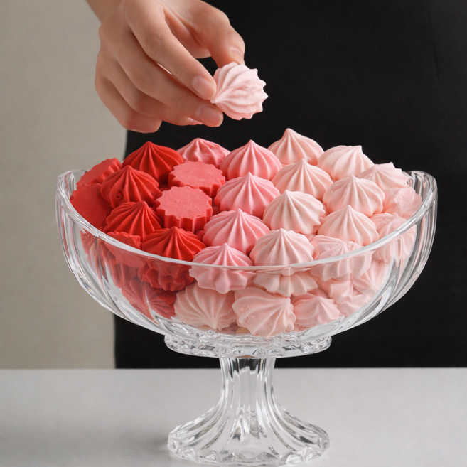 왓위셀 레인보우 머랭 쿠키 모형 5p 디저트 장식, 레드