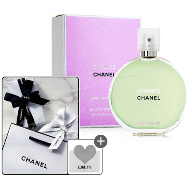 샤넬 샹스 오 후레쉬 EDT 오드뚜왈렛 100ml 백화점 선물포장+쇼핑백+선물카드, 1개