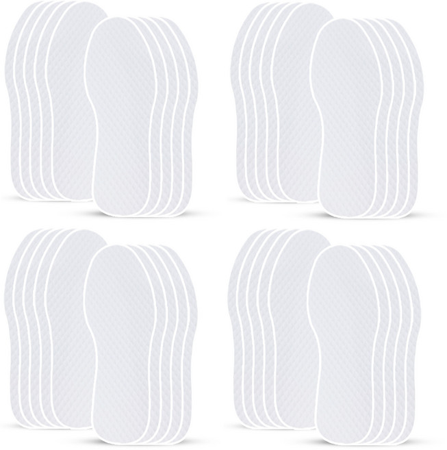 깔끔더하기 일회용 깔창 운동화 발냄새 신발 통풍 땀패드, 10개