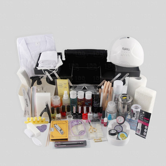 네일 국가고시 재료 네일아트 국가자격증 네일실기시험 풀세트 고급형, 1개, 국가고시세트 A(66)