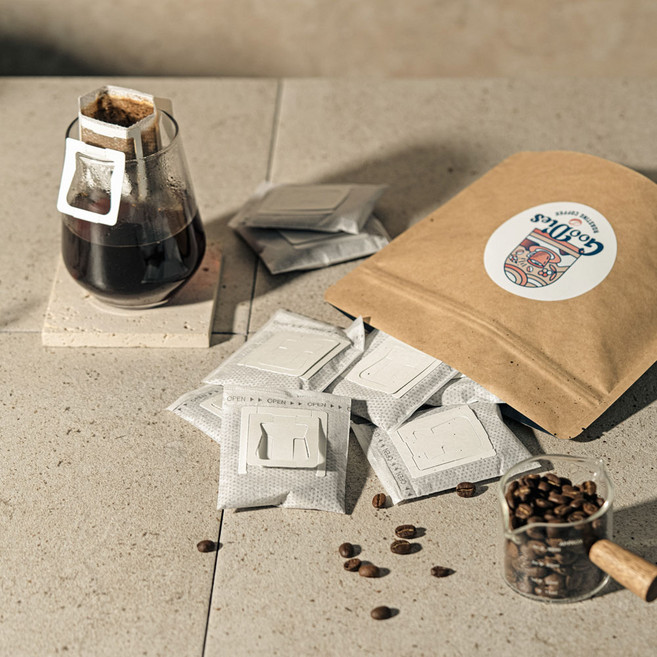 실속형 드립백커피 브라질모지아나 주문후로스팅 드립커피, 2개, 10개입, 8g