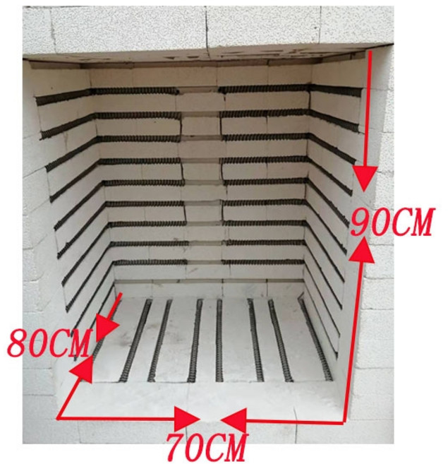 도자기 도예 전기 가마 고온 지능형 자동 온도 제어 곡선 난방 가정용 바 소성 장비, 1 곡선 가열 전기로 와이어 100100100, 1개