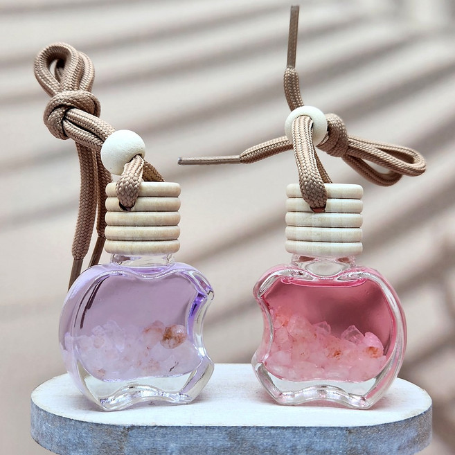 [다잇드라] 마리포사디퓨저 핑크솔트 mini애플디퓨저23ml 차량룸미러걸이형, 분위기좋은 카페향기 헤이즐넛커피향, 23ml, 1개