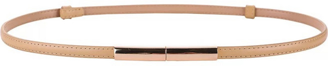 라온투유 여성용 심플 레이어드 가죽 벨트