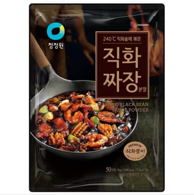 청정원 직화짜장 분말, 1kg, 5개