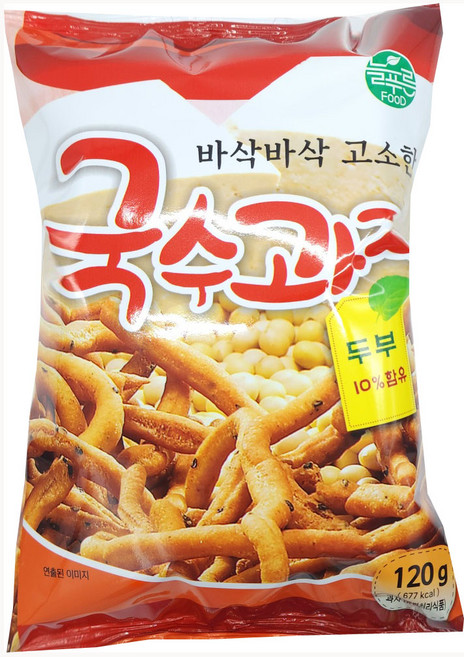 국수과자 120gX20봉(1박스) 두부과자, 20개, 120g