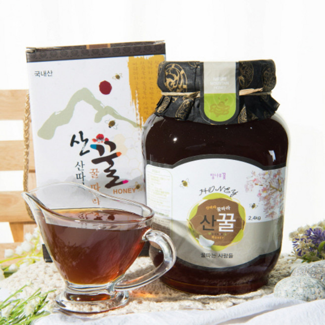 산따라꿀따라 프리미엄 밤꿀, 1개, 2.4kg