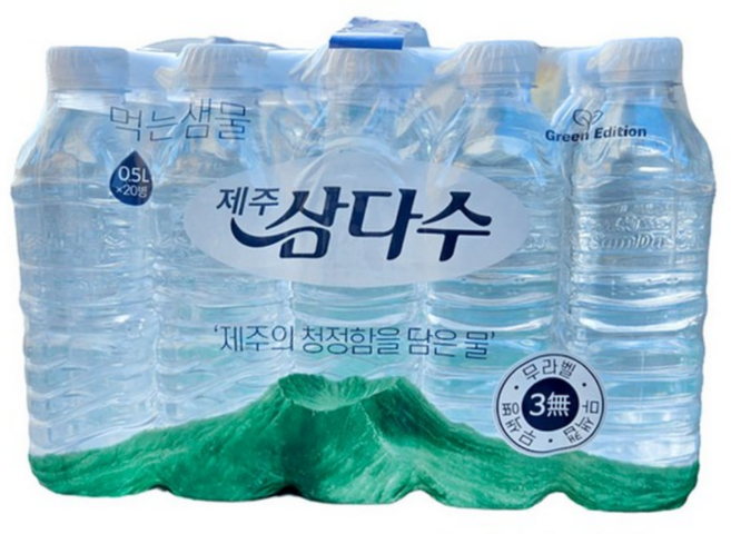 센스 제주 삼다수 500ml 20개입 화산 암 반수 생수 물, 20개