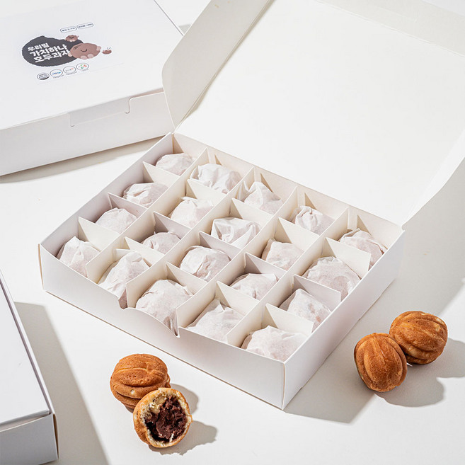 가치하나 우리밀 호두과자, 20개, 20g