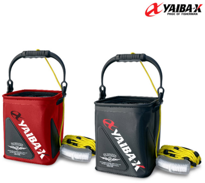 [야이바엑스] KYB-18 KYB-21 KYB-24 신형 두레박 블랙 레드 고기살림통 바캉, 21cm