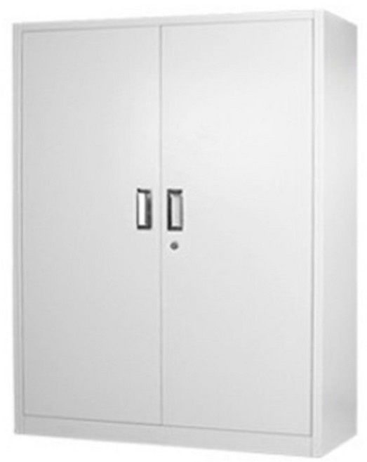 나인홈 철제 캐비넷 사무실 락커 사물함 소, 그레이, 2단