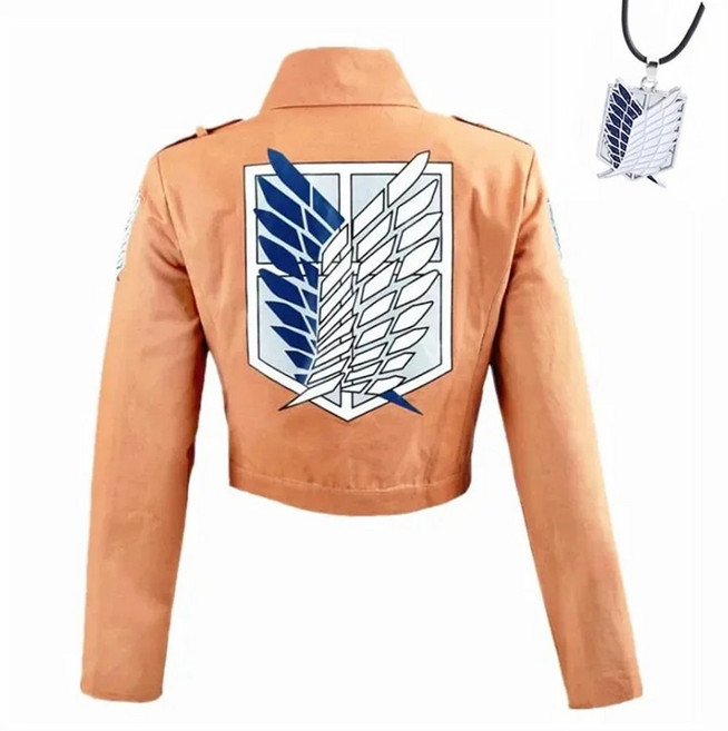 진격의거인 진격거코스프레 자유의날개 조사병단 자켓 재킷, M, 01, 1개