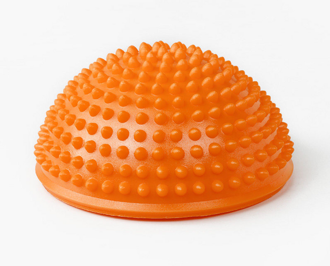 밸런스팟 코어운동 스킬즈 트레이닝 돔볼 보수볼 돌기형, 오렌지, 1개