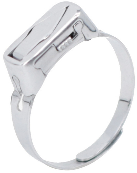 호신용 여성 반지 사이즈조절 칼 1인가구 무기 자기방어 휴대용 호신용품, 실버, 1개