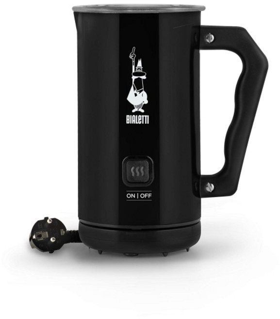 Bialetti 4433 전기 우유거품기 카푸치노 밀크 포머 1L 유선, 하양, 1개