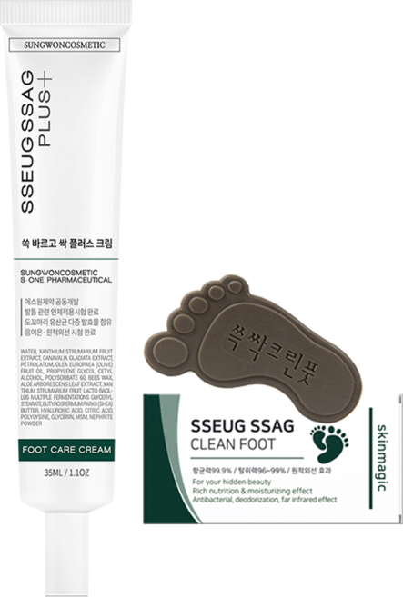 쓱싹크림플러스 발뒤꿈치무좀 굳은살연고 문제성발톱 발곰팡이 무좀 비누, 1개, 50g