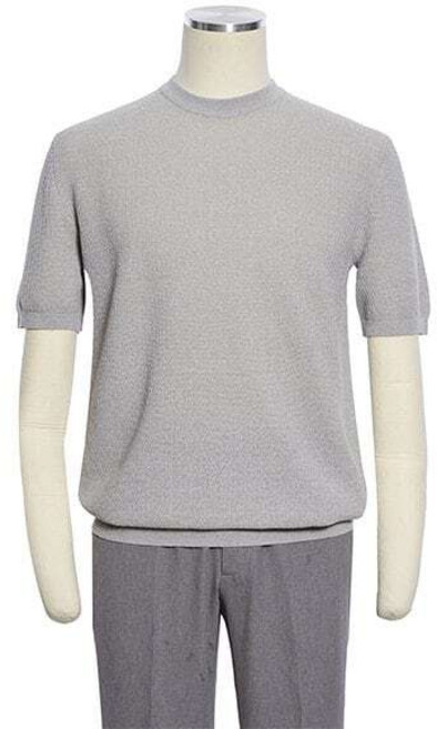 [국내백화점] 레노마 [기간한정] SS 프리미엄 라운드반팔 그레이 데일리 니트 (RRFPKT53) 선물추천