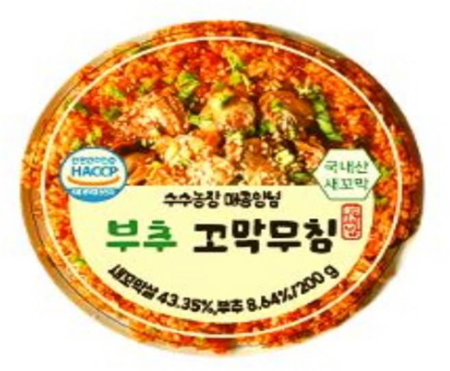 수수농장 매콤 양념 부추꼬막 무침 200G, 1개