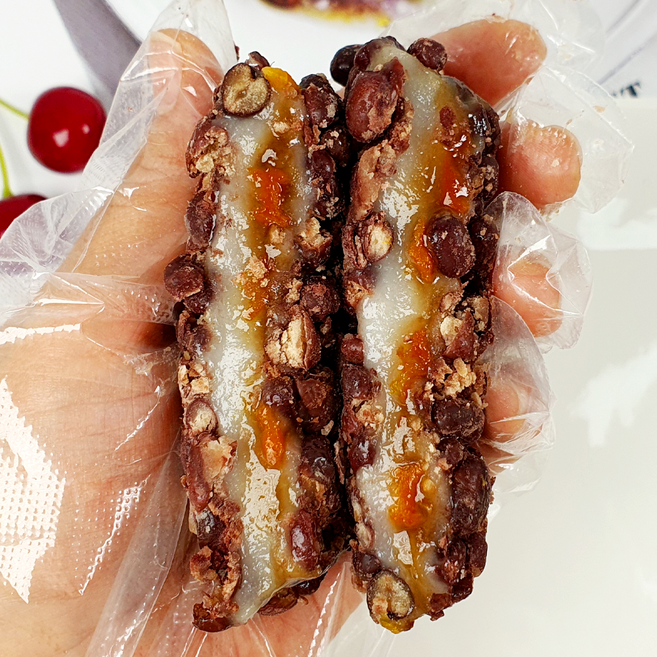 잇츠떡 호박고지 팥찰떡 시루떡 개업 이사 고사 개별포장 낱개포장 창원맛집 떡방앗간, 30개, 63g