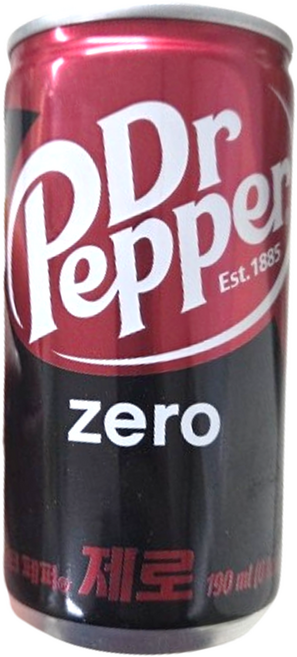 닥터페퍼 제로 미니캔, 190ml, 8개