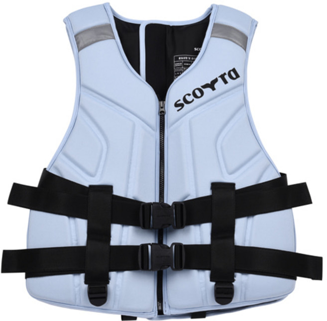 스코트라 휴대용 구명조끼 접이식 분리형 여행 캠핑 물놀이 성인용 부력보조복 패션비치웨어 17-02 고급성형
