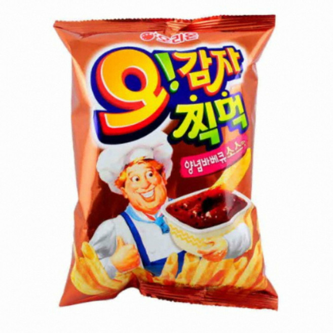 오리온 오감자 찍먹 양념바비큐 75g 10개입 과자, 10개