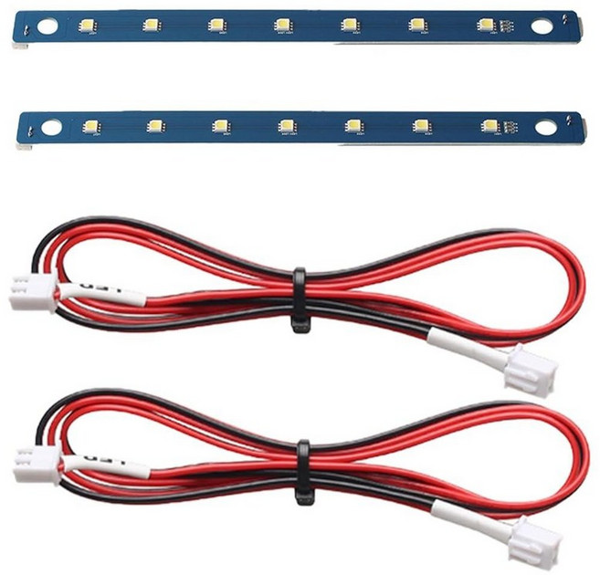 CNZTHDY Bambu Lab A1용 3D 프린터 LED 조명 스트립 키트 2개 780mm 길이 케이블 380mm 조명 설치가 쉬운 24V 램프 고휘도 FDM 액세서리 부, AD5M 2개