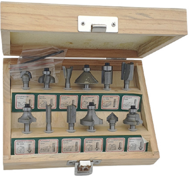 트리머비트 세트 12PCS 고급형 트리머날, 1개