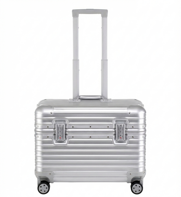 유고UGO 풀메탈 알루미늄 위로 열리는 기내용 여행용 승무원 파일럿 캐리어