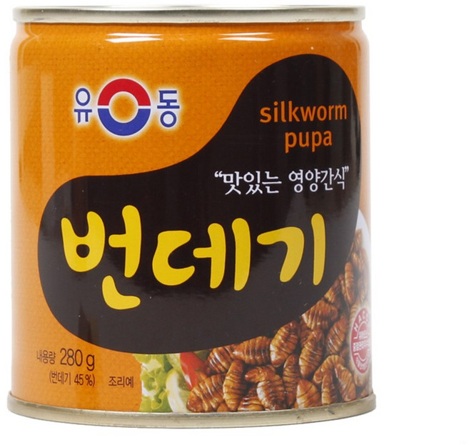 유동 번데기 통조림 280g 5개 술안주 간편